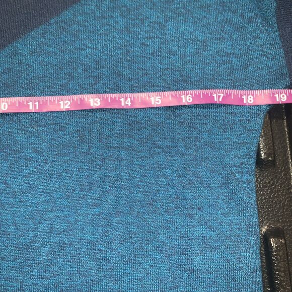 Smartwool Women Shadow Pine Colorblock Alpine Blue Pullover Sweater S Baselayer - Picture 6 of 7